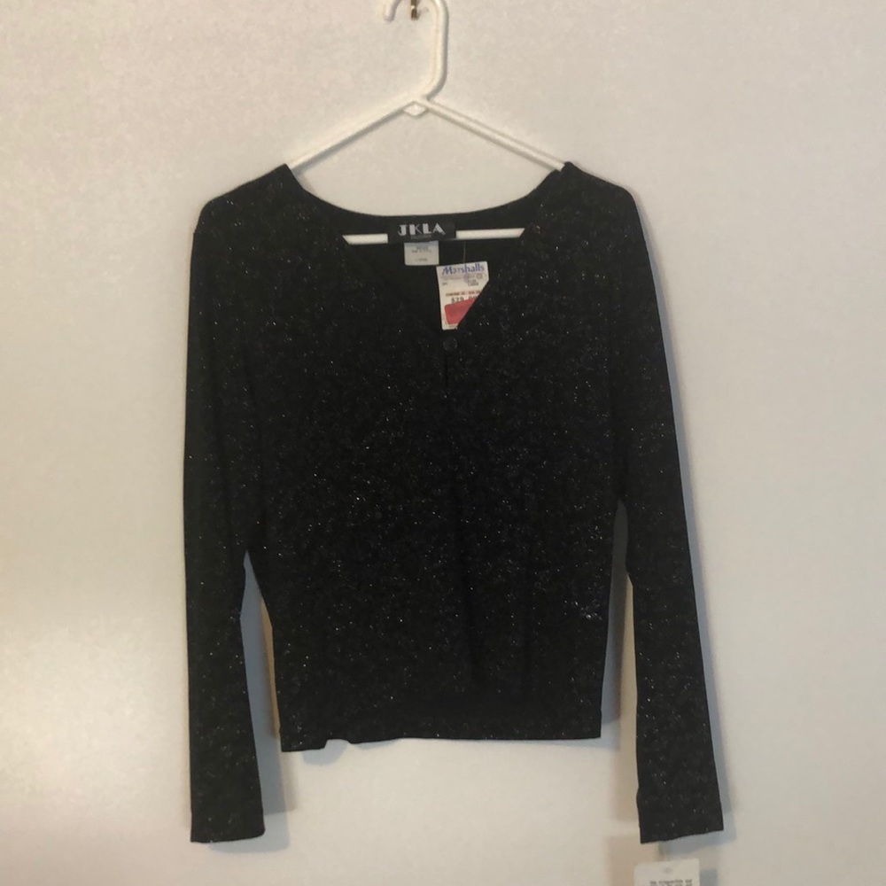 JKLA Black Sparkly Evening Jacket